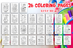 Christian Alphabet Coloring Pages BUNDLE | Bible Verse Set Product Image 2