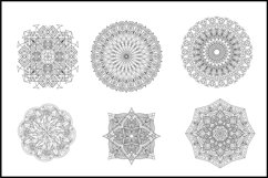 30 unique original mandala design Bundle, coloring mandala Product Image 4