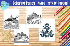 Coloring Page. Kids coloring books Product Image 1
