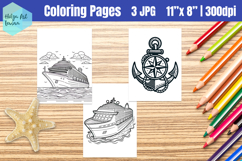 Coloring Page. Kids coloring books Product Image 1