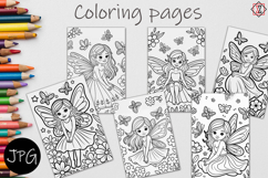 Coloring pages &quot;Elf girls&quot; Product Image 1