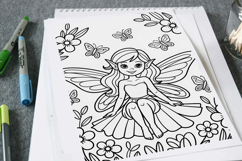 Coloring pages &quot;Elf girls&quot; Product Image 2