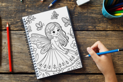 Coloring pages &quot;Elf girls&quot; Product Image 3