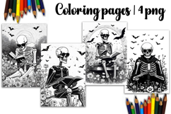 Cute halloween Design |halloween Coloring pages Product Image 1