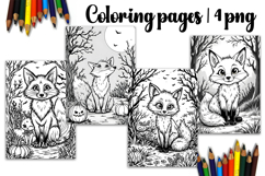 Cute halloween Design |halloween Coloring pages Product Image 1