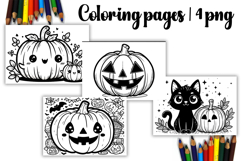 Cute animals Design |girl and flowers Coloring pages Product Image 1