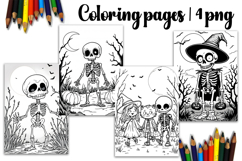 Cute halloween Design |halloween Coloring pages Product Image 1
