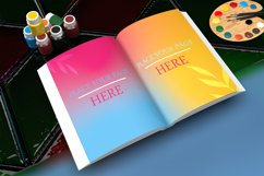Coloring Pages Mockup | activity book pages mockup PSD Product Image 1