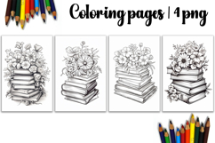 Summer flowers Design |Coloring pages Product Image 1