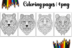 Cute animals Design |monkey Coloring pages Product Image 1