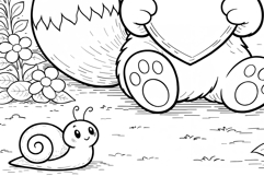 Cute Cartoon Fox Coloring Page and Coloring Book for Kids Product Image 6