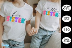 Big Sister Little Sister Cute SVG Product Image 1