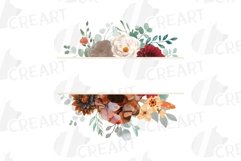 Colours of autumn flower and eucalyptus branches collection. Product Image 8