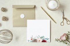 Colours of autumn flower and eucalyptus branches collection. Product Image 5