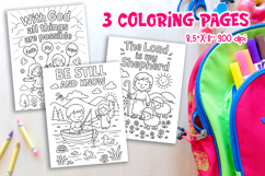 Christian Coloring Pages for Kids | Bible Verse Printables Product Image 1