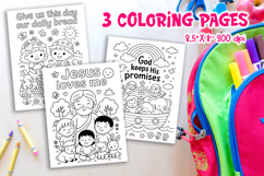 Christian Christmas Coloring Pages PNG | 24 Bible Printables Product Image 4