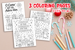 Christian Christmas Coloring Pages PNG | 24 Bible Printables Product Image 8