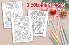 Christian Christmas Coloring Pages PNG | 24 Bible Printables Product Image 9