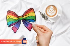 Colorful Bow Sticker, Decorative Bow Sticker, Bow Sticker Product Image 1