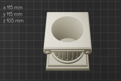 3D Printable Pen Holder, Desk Organizer STL File Product Image 2