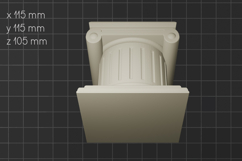 3D Printable Pen Holder, Desk Organizer STL File Product Image 3