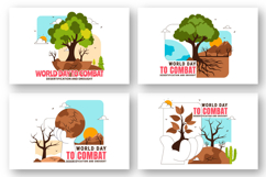 10 Combat Desertification and Drought Illustration Product Image 2