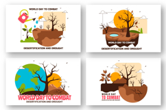 10 Combat Desertification and Drought Illustration Product Image 3