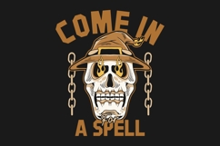 Spell Halloween Character T-shirt Design Product Image 1