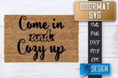Doormat SVG Design | Welcom Home SVG | Home Decor SVG v.1 Product Image 1