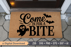 Come In For A Bite SVG | Halloween Doormat SVG | Doormat SVG Product Image 3
