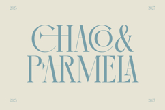 Comela Barier - Ligature Typeface Font Product Image 2