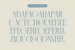 Comela Barier - Ligature Typeface Font Product Image 18