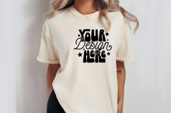 Comfort Colors C1717 Ivory Shirt Mockup, Tshirt Mockup, Product Image 1