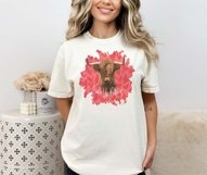 Pucker Up Butter Cup Valentine&#039;s highland cow, heifer png Product Image 5
