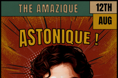 Retro Comic Book Style Portrait Art Product Image 5