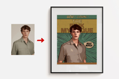 Comic Portrait Photo Effect Template Product Image 2