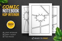 Comic Notebook KDP Interior - Low or No Content Book Product Image 2