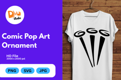 Comic Pop Art Ornament Product Image 1