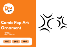 Comic Pop Art Ornament Product Image 1