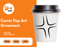 Comic Pop Art Ornament Product Image 1