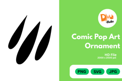 Comic Pop Art Ornament Product Image 1