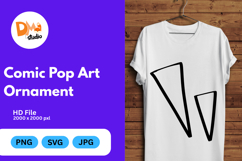 Comic Pop Art Ornament Product Image 1