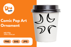 Comic Pop Art Ornament Product Image 1
