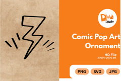 Comic Pop Art Ornament Product Image 1