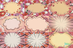 Comic Valentine Background Product Image 9