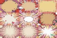 Comic Valentine Background Product Image 8