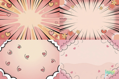 Comic Valentine Background Product Image 6