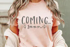 Coming Soon Svg, Pregnancy Svg, Baby Onesie Product Image 2