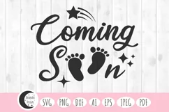 mom svg, baby svg, coming soon svg