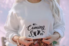 mom svg, baby svg, coming soon svg